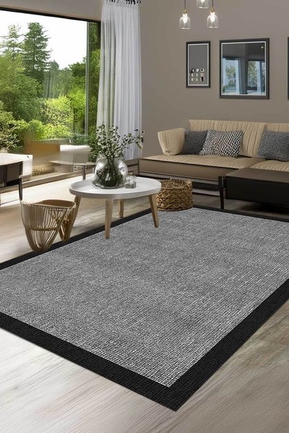 Dijital Kaymaz Yıkanabilir Sisal Görünümlü Salon Halısı Mutfak Halısı Yolluk Balkon Halısı Ev Dekor