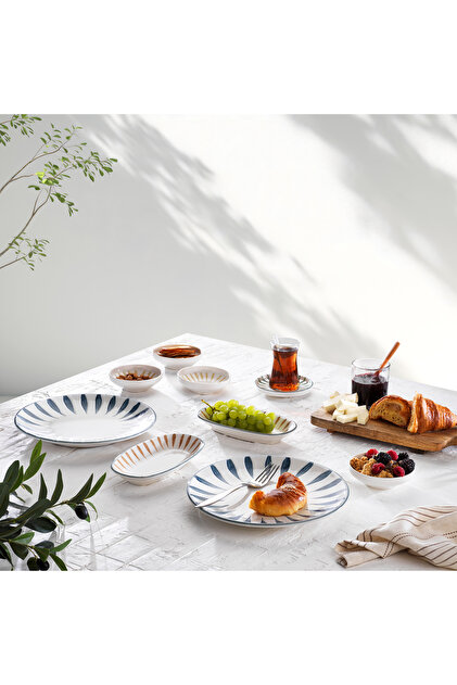 Schafer Charlotte Kahvaltı Takımı-32 Parça-Mavi - Fiyatı, Yorumları