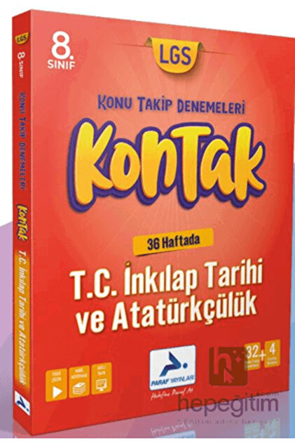 Paraf Yayınları 8. Sınıf İnkılap Tarihi ve Atatürkçülük 36 Kontak