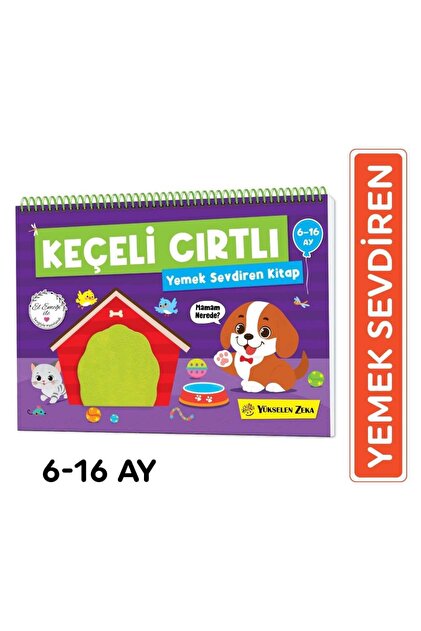 yükselen zeka 6-16 Ay İlk Cırt Cırtlı Keçeli Etkinlik Kitabım