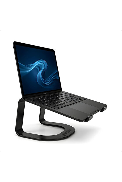 Prexua Lifter Ergonomik Metal Notebook & Laptop Standı - Siyah
