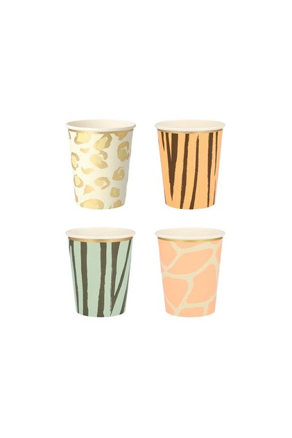 - Safari Party Cups - Safari Bardak - 8'li