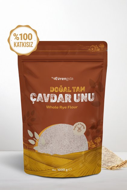 Doğal Tam Çavdar Unu 1 Kg