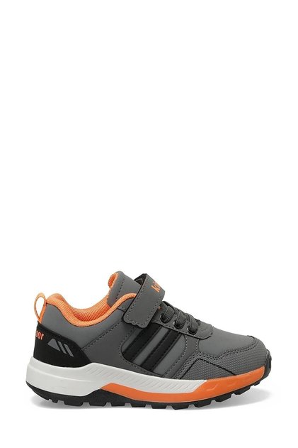 Respon 3Pr 26-30 Gray Orange Kids Sports Shoes