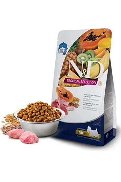 N & D Tropical Selection Kuzu Etli Mini Irk Yetişkin Köpek Maması