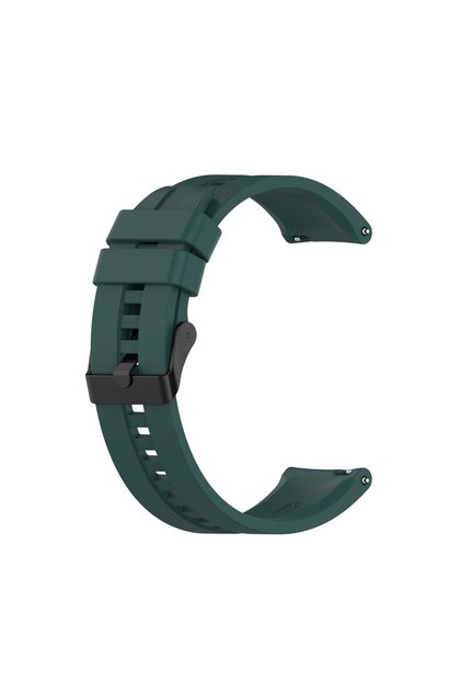 Curea universală de ceas din silicon, lățime 20 mm, eliberare rapidă, verde închis, eR D L