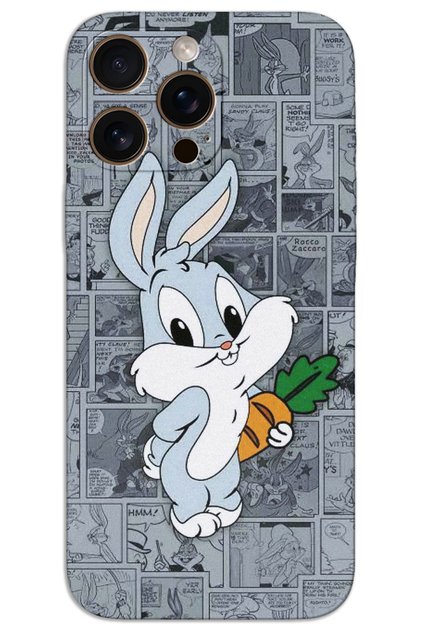 iPhone 16 Pro Case Hd Pattern Printed Back Cover - Bugsbunny 1