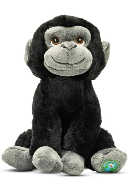 Eco-Friendly 9" Plush Gorilla – Soft Stuffed Animal Toy by YOUR PLANET | Made from Recycled Ma