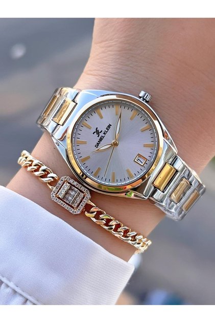 Women's Wrist Watch+Bracelet with Calendar Dial 3 Atm Water Resistant 2 Years Warranty Bx10947.2