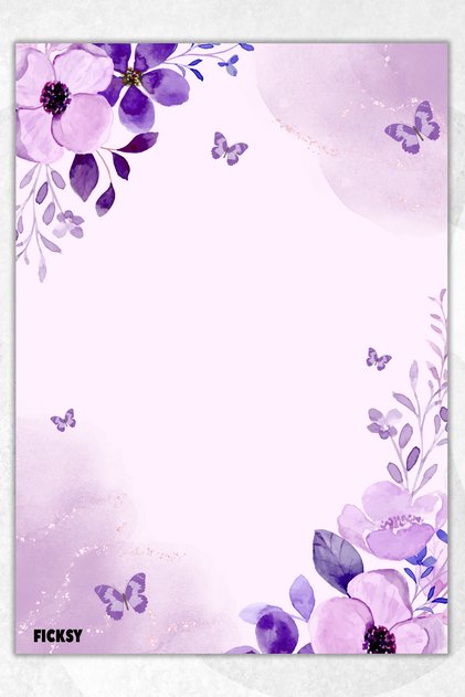 A5 Floral Notepad Unlined Notebook - 50 Sheets - Memopad - Notepad - Notebook - Writing Paper