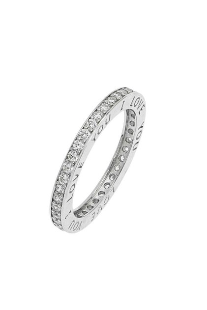 Inel Argint Eternity I love You 17