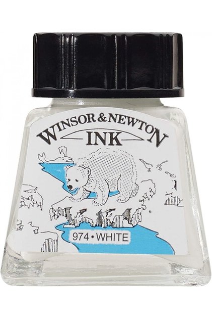Winsor & Newton Drawing Ink Drawing Ink 14ml White 702