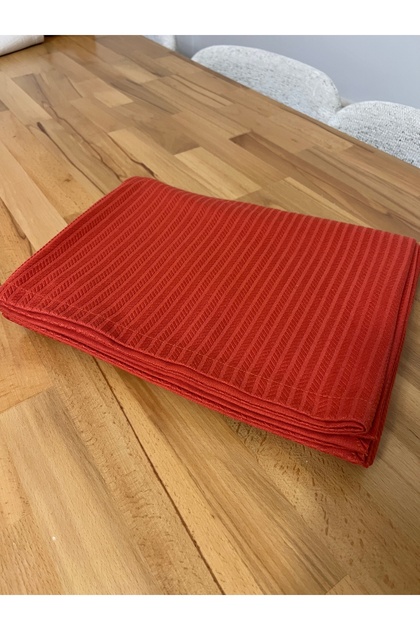 ÖRGÜ DOKU PİKE ÇİFT KİŞİLİK %100 DOĞAL PAMUK NATUREL - 230 X 235 - 8 Farklı Renk Seçeneği