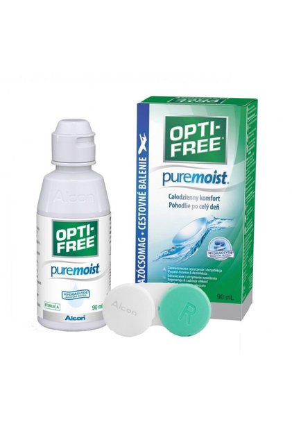 Soluție de îngrijire a lentilelor de contact, Pure Moist 90ml