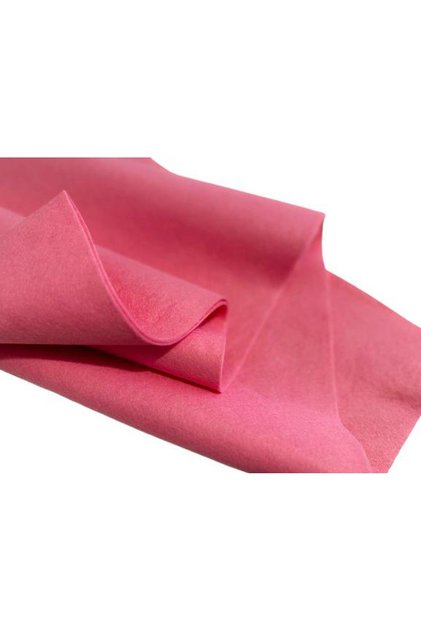Fetru/pasla din lana, moale 1mm, 40% lana-60% viscoza, 25*45 cm roz deschis