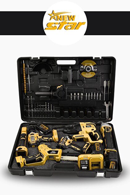 Newstar New Star 6'LI SET hilti+taşlama+somun s+vidalama+bağ