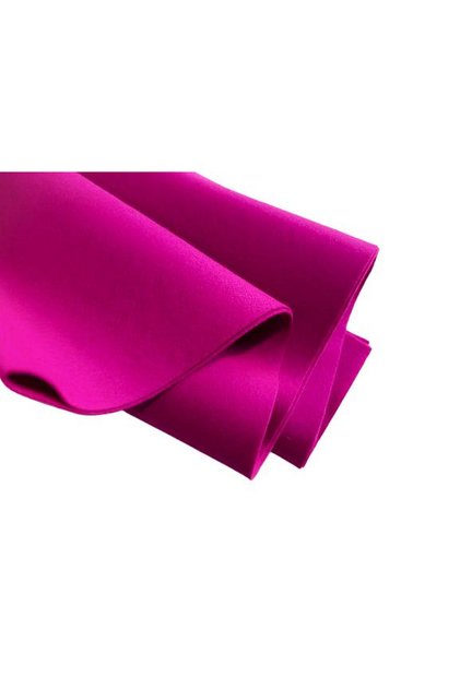 Fetru/pasla din lana, moale 1mm, 40% lana-60% viscoza, 25*45 cm roz
