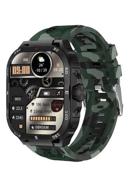 Smart Watches for Men (Answer/Make Calls) 2.1 Ultra Fitness Smart Watch for Android and iPhone