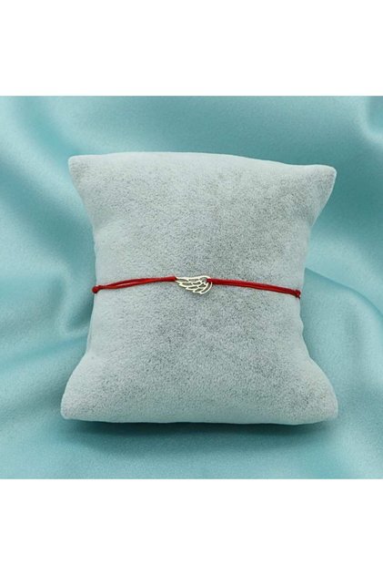 Bratara Aur 14k Snur Aripa Rosu
