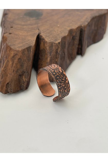 Adjustable 100% Copper Unisex Ring Copper Ring Handmade Pure Copper Ring