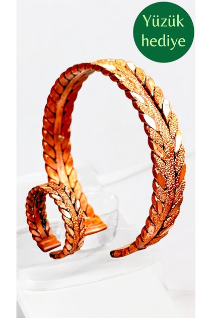 100% Pure Copper Bangle Ring Handmade