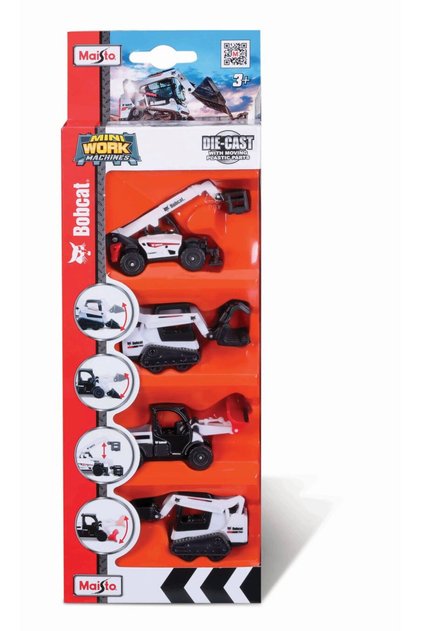 SET DE 4 MAȘINI BOBCAT