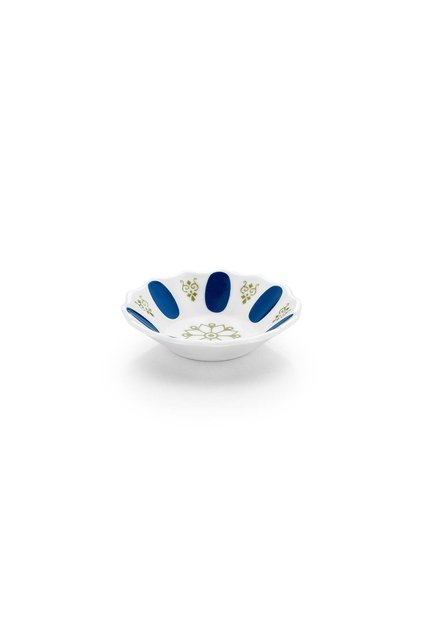 Melamine Coffee Tea Plate Blue 24 Pieces 13.3 cm Ml104M-24