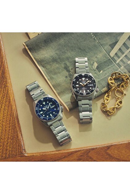 Seiko 5 Sports SKX 38 mm Street Denim Srpl77k1 (Srpl77k) Otomatik