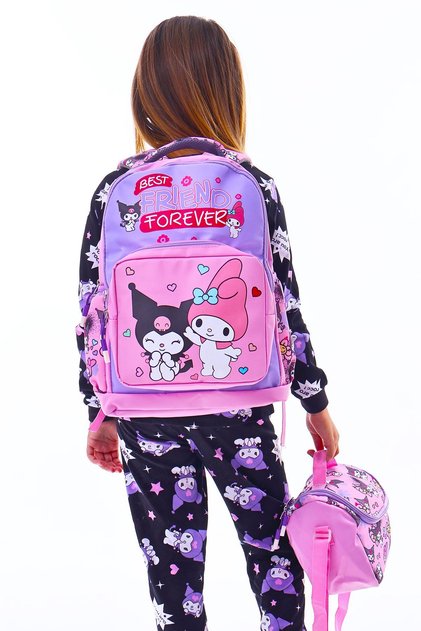 Back to School Set with Kuromi (Backpack - Lunchbox - Pen Holder)