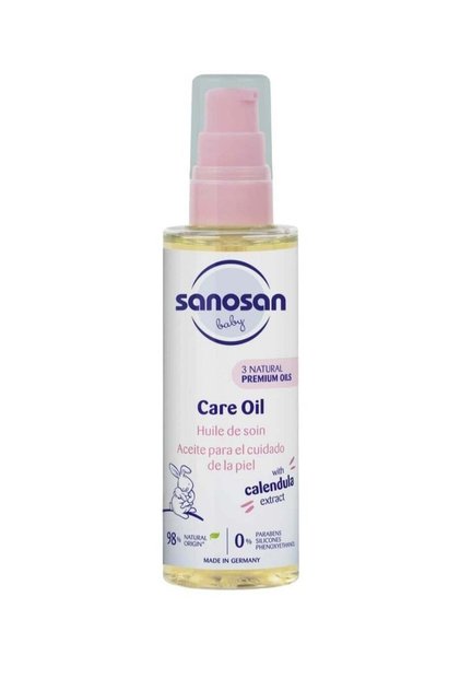 Baby Care Oil by with Almond Oil, Organic Olive Oil, and Sunflower Seed Oil - 100ml