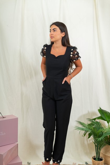 Women's jumpsuit with separate skirt