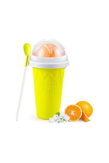 ice cream cup and slush