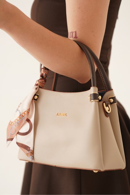 Lizthae Women's Shoulder and Shoulder Bag 00122158 Beige Tan