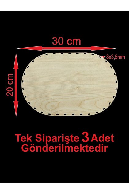 Ahşap Krem 30x20 Cm 3 Adet Raddan Sepet Bambu Tepsi Altı Örgü Plakası Supla Altlık Sepet Tabanı