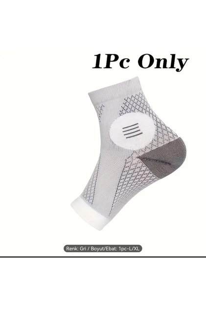 Yiwushi Breathable Knitted Ankle Support Band - Adjustable Compression for Foot & Heel