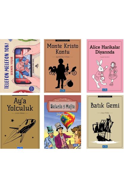 Telefon Melefon Yok Şermin Yaşar Middle School 6-Book Reading Set