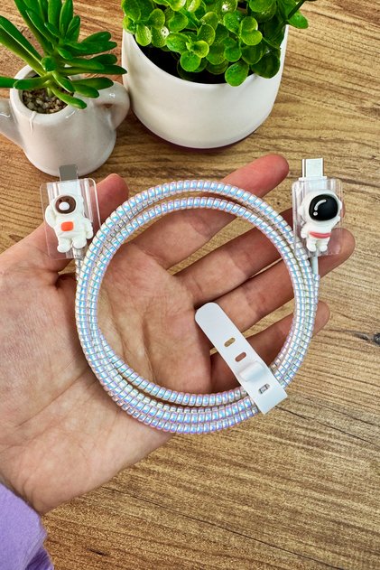 Tüm Iphone Kablolarıyla Uyumlu Şarj Kablosu Koruma Kablo Ucu Koruyucu Toplayıcı Kılıfı Seti