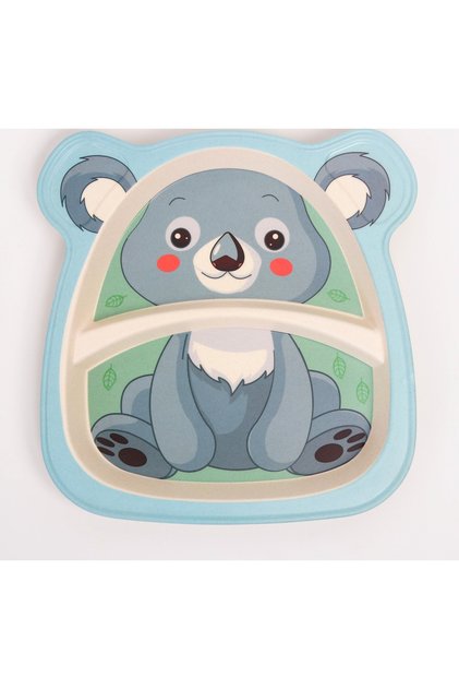 5 Piece Koala Bamboo Tableware Set