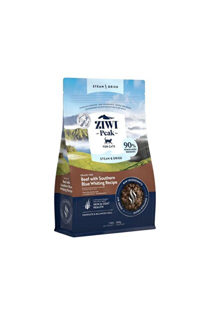 ZIWI Peak ZiwiPeak Cat Steam&Dried Beef w/Southern Blue Whiting