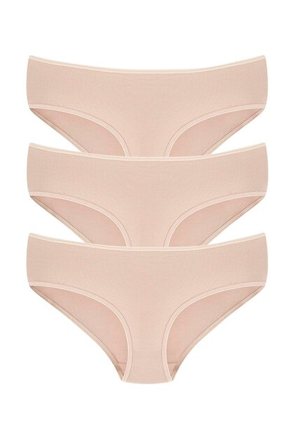 Women's Bamboo Panties Skin Color 3 Pack Extra Soft and Stretchy, Breathable Fabric