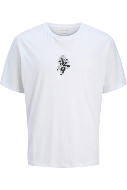 Tricou JACK & JONES Miko Crew - 12278533-Λευκό