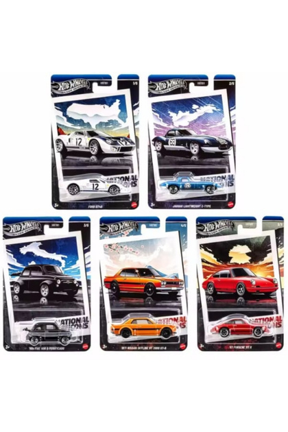 HOT WHEELS Silver Series National Icons Beşli Araba Seti HRT81