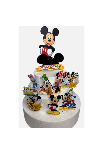 Set decoratiuni tort Micky Mouse 5-15cm