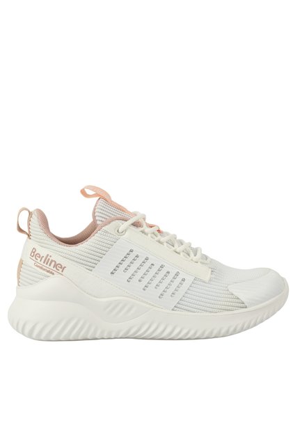 Pantofi sport pentru femei, BERLINER, CS-B603, alb, material textil 36
