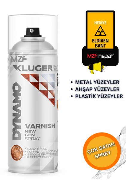 Akrilik Sprey Parlak Vernik 400 ml