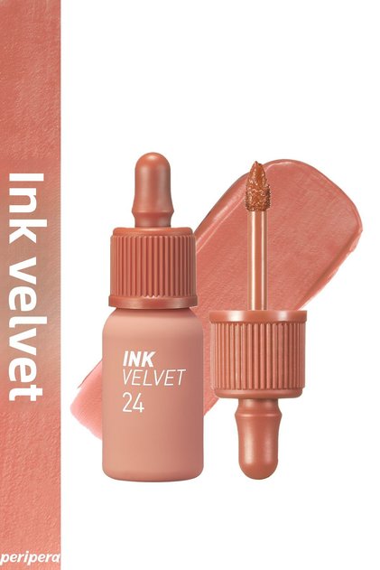 High Pigmented Velvet Look Lasting Day Long Tint Peripera Ink Velvet (24 Milky Nude)