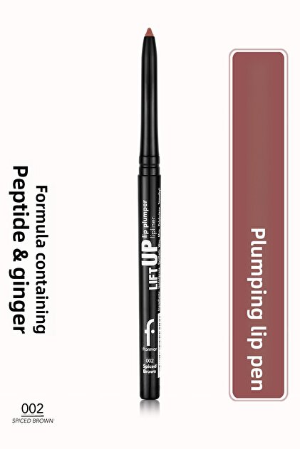 Lift Up Lip Plumper Lip Liner - 002 Spiced Brown
