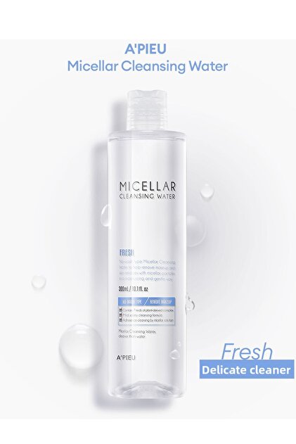Micellar Makeup Cleansing Water Special for Sensitive Skin a'Pieu Micellar Cleansing Water (Fresh) 300ml