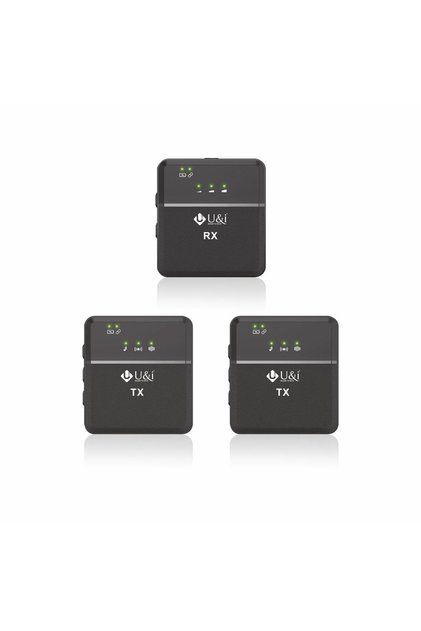 U&I 3-Piece Microphone Set- Ideal for Camera and Mobile Phone Recording