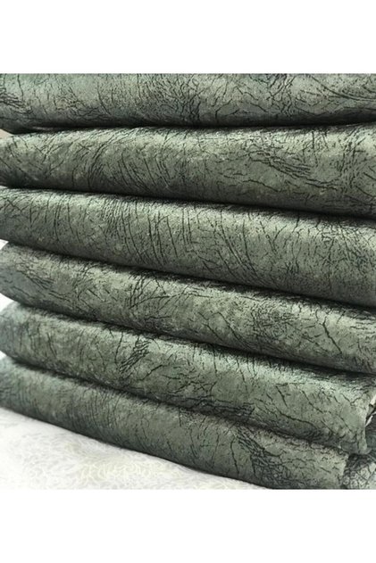 Sofa Sofa Bed Cover Green Vein Pattern Glossy Non-Slip Base Sponge Top Fabric Velvet 1pc